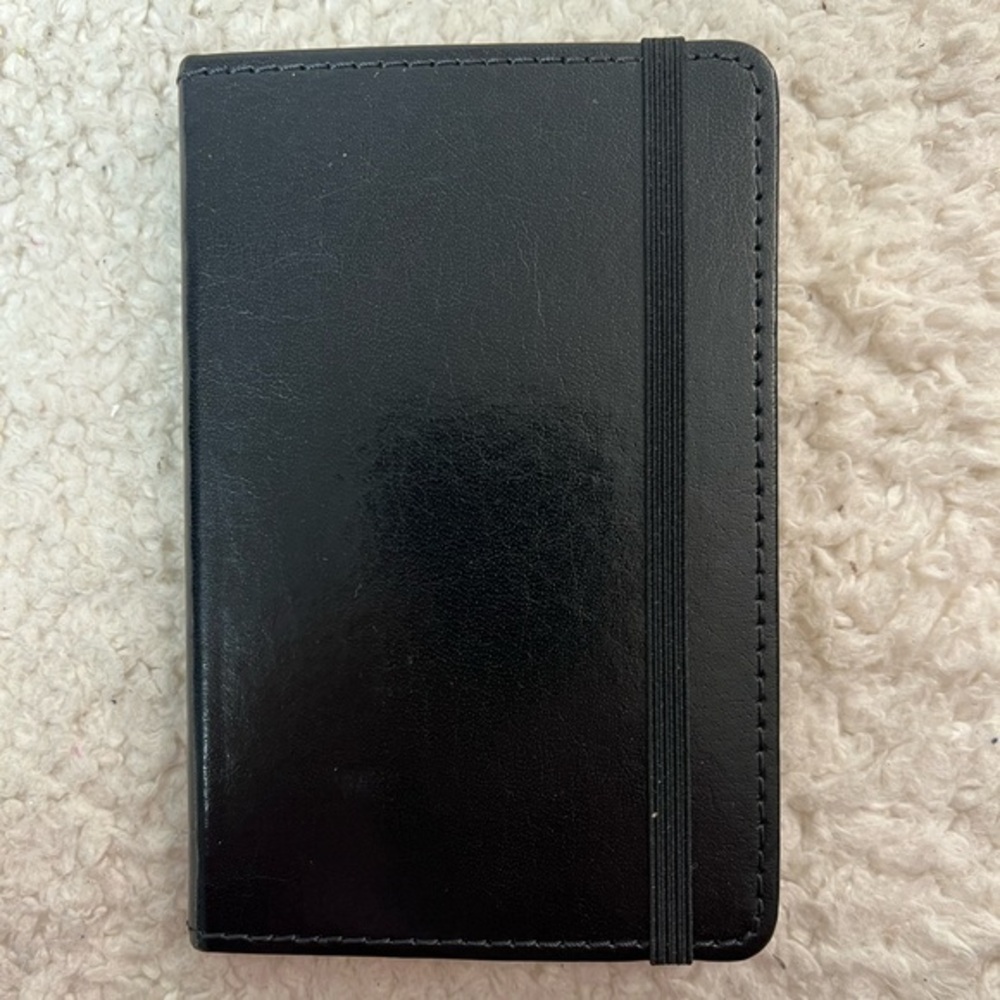 ☀️2/$14☀️C.R. Gibson/Markings Black Lined Page Journal Notebook